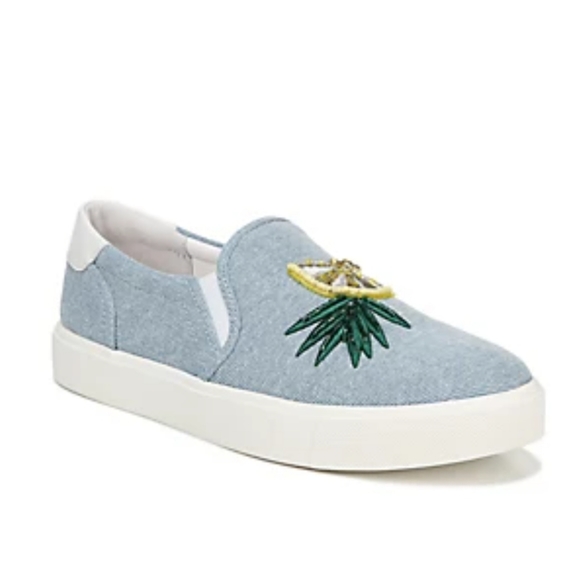 Sam Edelman Evelina 6 Embellish slip on sneakers size 8 - Picture 1 of 10